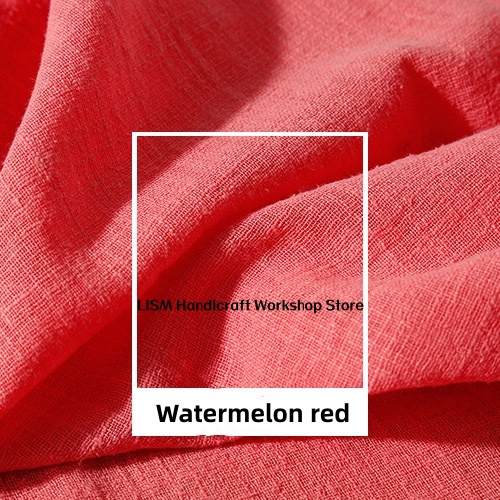 ผ้าลินินซักธรรมชาติหลากสี เนื้ - Home Textiles & Decorations บทวิจารณ์และราคา