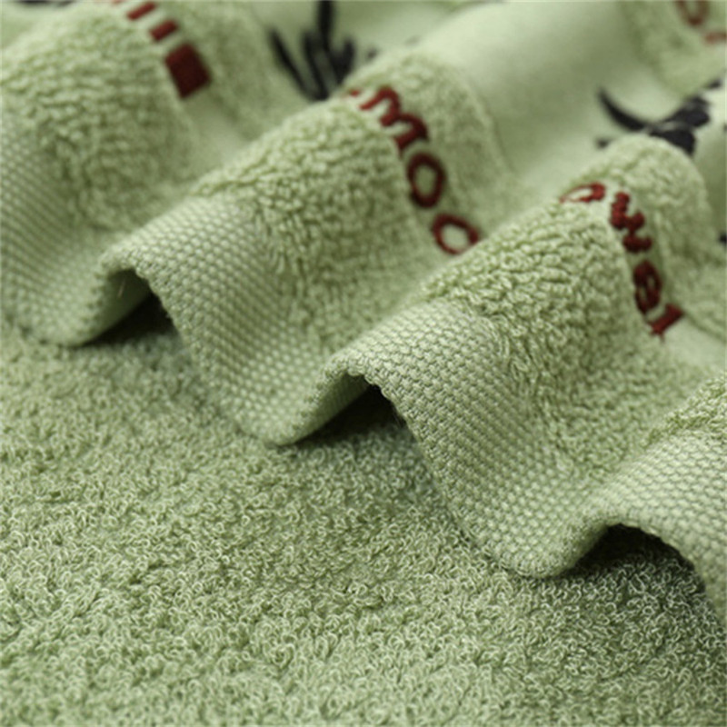 2 ชิ้นชุดผ้าขนหนูไม้ไผ่เส้นใยอ - Home Textiles Face Towel บทวิจารณ์และราคา
