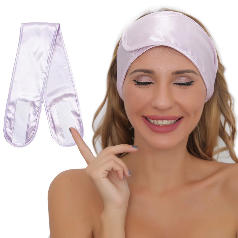 ที่คาดผมผ้าซาตินเนื้อนุ่มสำหรั - Home Textiles Face Towel บทวิจารณ์และราคา