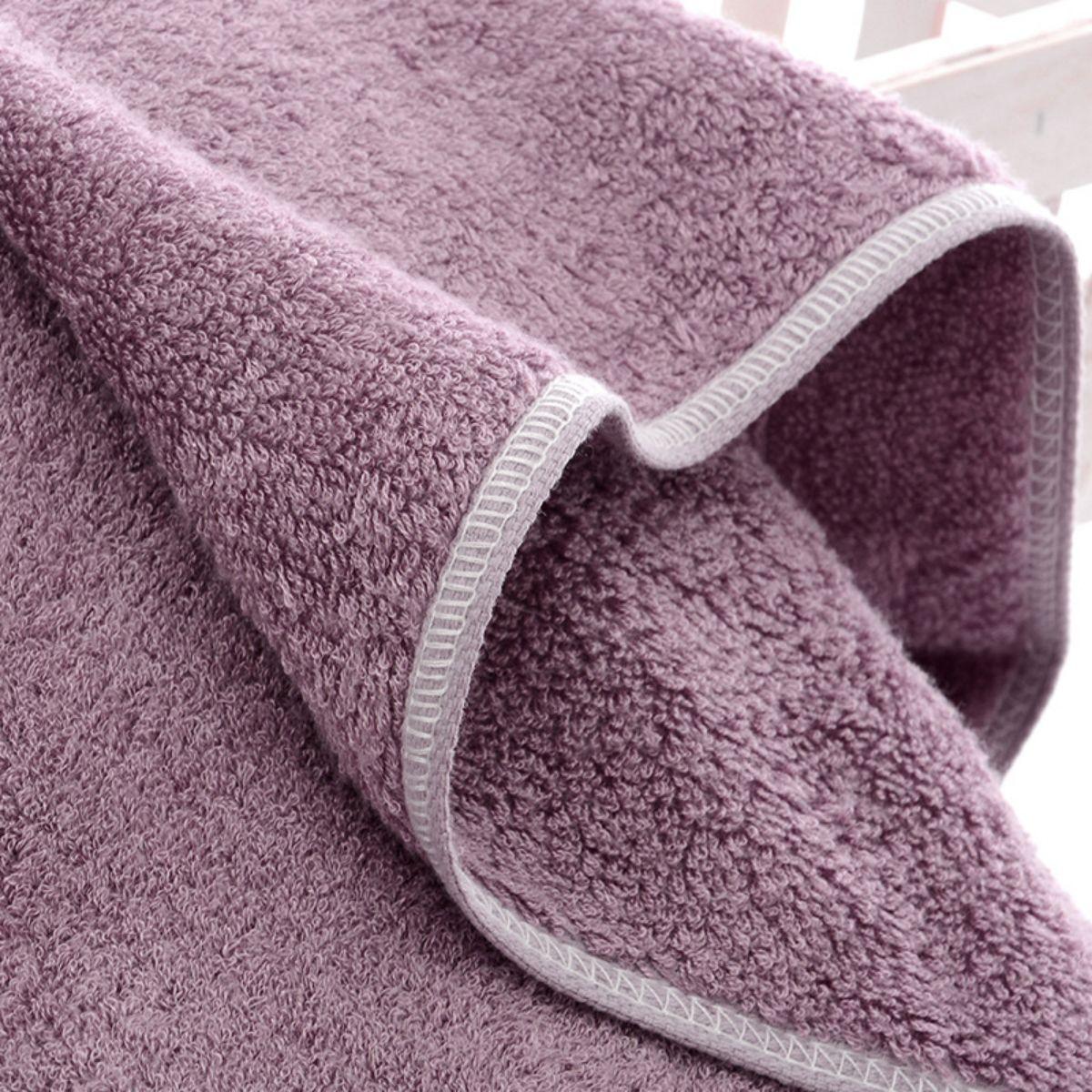 ผ้าขนหนูผ้าฝ้ายไม้ไผ่หรูหรา 1  - Home Textiles Face Towel บทวิจารณ์และราคา